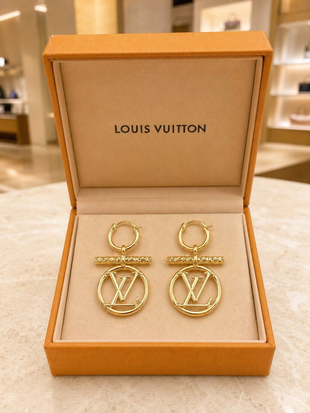 Louis Vuitton Signature Earrings Style 2 | New with Box